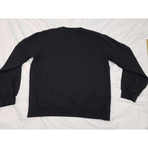 Maharishi Sweatshirt Mens Large Black Hemp Cotton Embroidered Winter Eagle - Picture 9 of 12